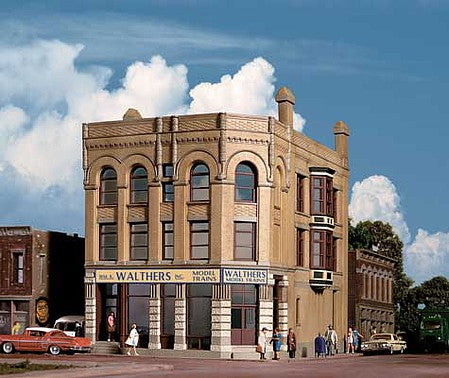 Walthers Cornerstone 933-4203 HO Scale Walthers Water Street Building -- Kit