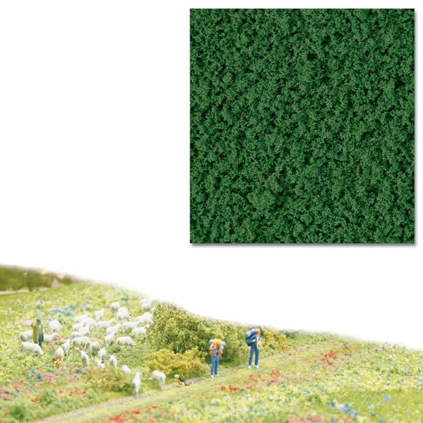 Busch 7333 A Scale Foliage Flocking - 16.9oz 500mL -- Dark Green