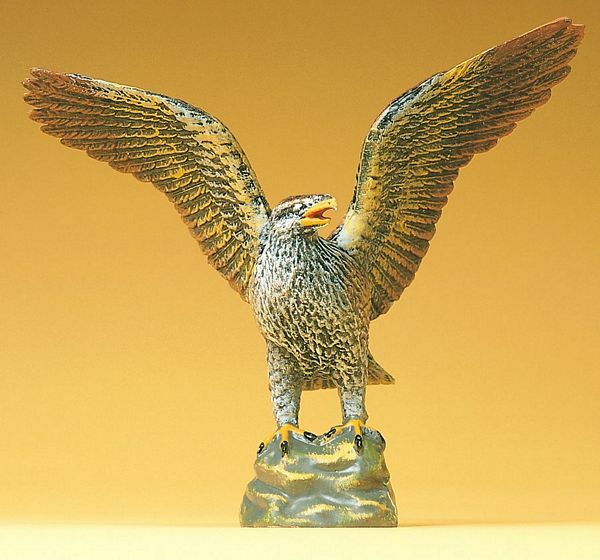 Preiser 47711 1/25 Scale Wild Animal Figures Eagle w/Wings Spread