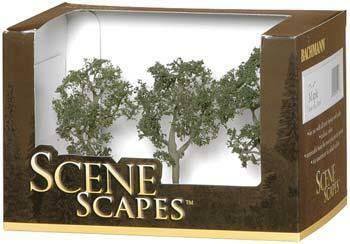 Bachmann 32011 HO Scale SceneScapes Maple Trees 3 to 4" (7.6 to 10.2cm