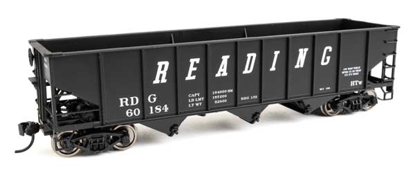 Walthers Mainline 910-56725 HO Scale 70-Ton AAR Hopper RTR Reading #60184