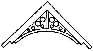Alexander Scale 1403 HO Scale Corbel 4/