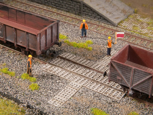 Noch 14621 HO Scale Concrete Grids - Laser-Cut Minis -- Laser-Cut Wood