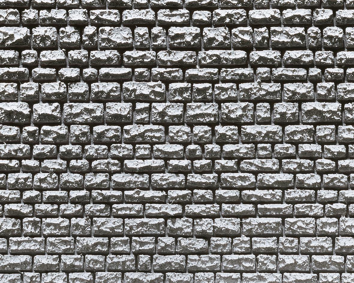 Faller 170863 HO Scale Profi Decorative Sheet, Stretching Masonry
