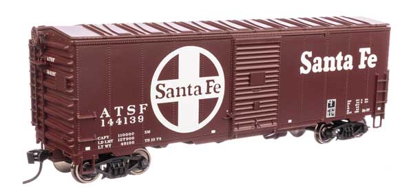 Walthers Mainline 910-1204 HO Scale 40' AAR 1948 Boxcar Santa Fe #144139