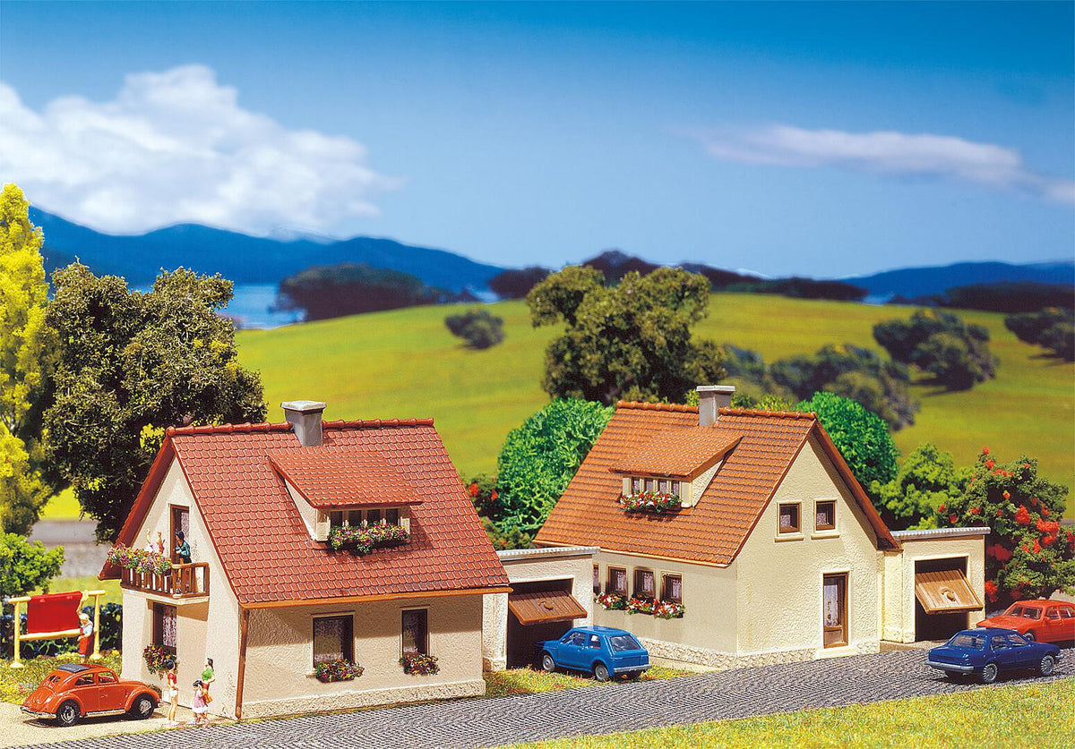 Faller 232226 N Scale 2 One-Family Houses Model Kit