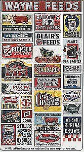 Blair Line 135 HO Scale Vintage Feed & Seed, Storefront & Advertising