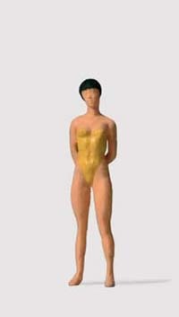 Preiser 28077 HO Scale Individual Figures Standing Female Sunbather