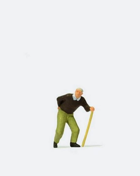Preiser 28096 HO Scale Individual Figure -- Man with Backache