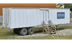 Walthers SceneMaster 949-2901 HO Construction Storage Trailer Kit
