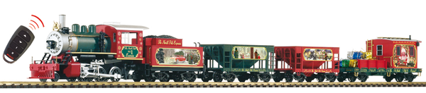 Piko 38123 G Scale Christmas Freight R/C Starter Set 120V