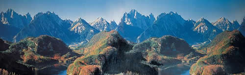 Faller 180512 A Scale Neuschwanstein Background Scene
