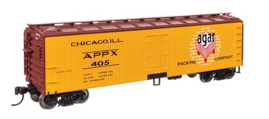 Walthers Mainline 910-41302 HO Scale 40' Wood Reefer RTR Agar #405