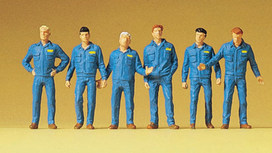 Preiser 72406 1/72 Scale Mechanics in Overalls Figure Set
