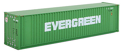 Walthers SceneMaster 949-8802 HO Scale 40' Hi Cube Ribbed Container Evergreen