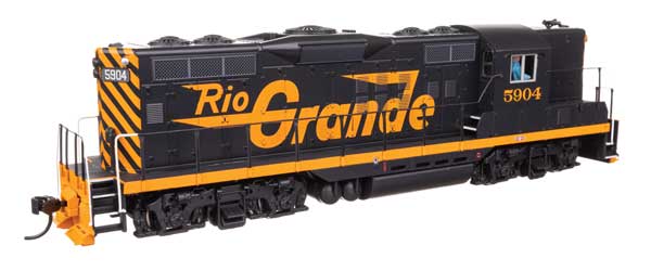 Walthers Mainline 910-10496 HO Scale EMD GP9 Phase II High Hood Standard DC DRGW #5904