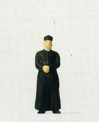 Preiser 28076 HO Scale Individual Figures - Priest Wearing a Cassock