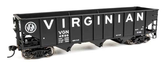 Walthers Mainline 910-56729 HO Scale 70-Ton AAR Hopper RTR Virginian #4598