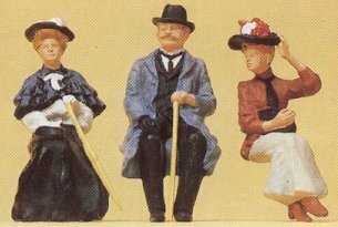 Preiser 45056 G Scale Seated Passengers