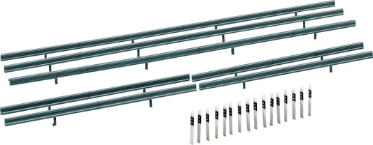 Faller 272452 N Scale Crash Barriers & 40 Marker Posts, 860 mm