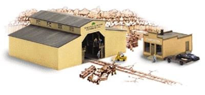 Walthers Cornerstone 933-3235 N Scale Walton & Sons Lumber -- Kit
