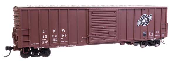 Walthers Mainline 910-46008 HO Scale 50' ACF Boxcar RTR CNW #155299