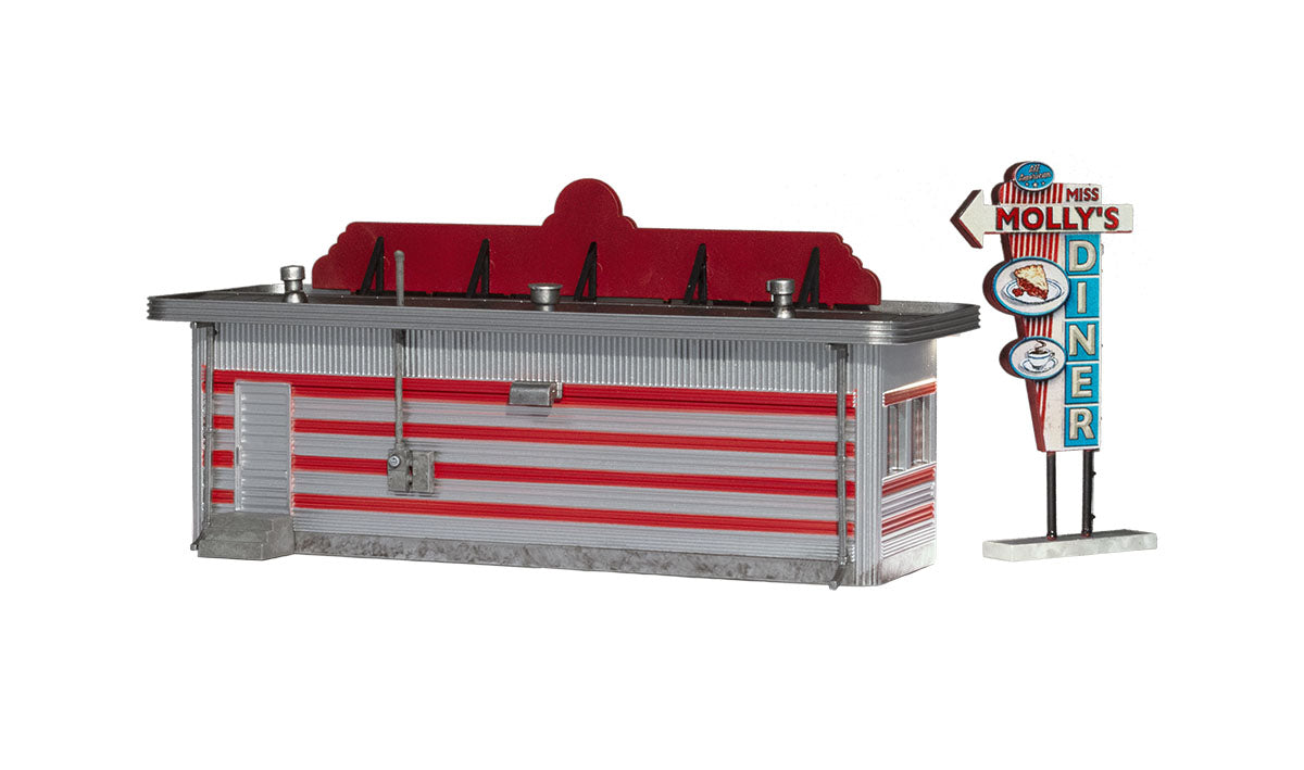 Woodland Scenics BR5066 HO Scale Miss Molly's Diner