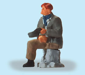 Preiser 29096 HO Scale People At Home -- Sitting Disabled Person