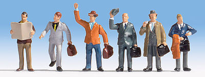 Walthers SceneMaster 949-6024 HO Scale Business Travelers -- pkg(6)
