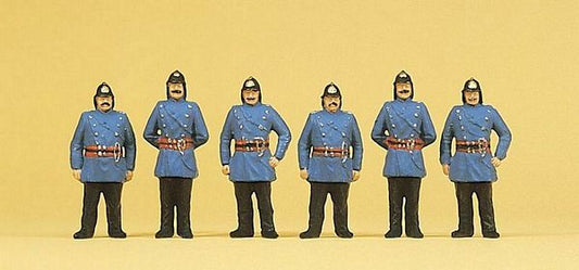Preiser 12102 HO Scale 1900s Figures -- Firemen