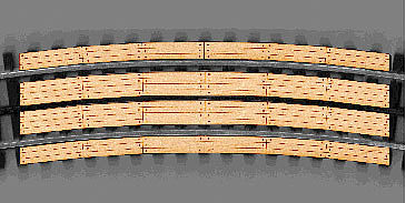 Blair Line 215 O Scale Wd Grade Xing 3Rl 54" Dia