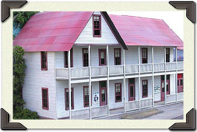 Bar Mills 152 HO Scale Idaho Hotel -- Laser-Cut Wood Kit