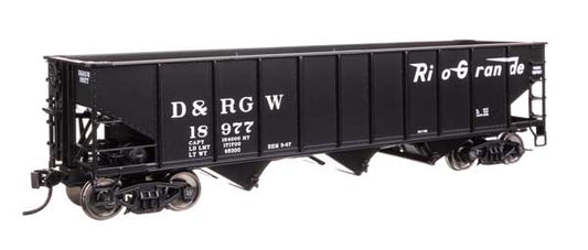 Walthers Mainline 910-56748 HO Scale 70-Ton AAR Hopper RTR DRGW #18977
