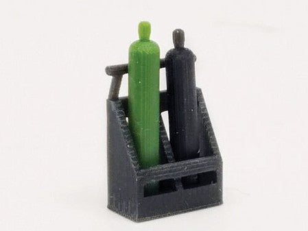 All Scale Miniatures 1600905 N Scale Welding Cart - Unpainted