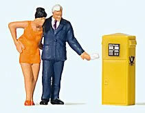 Preiser 28194 HO Scale At the Mailbox -- pkg(2)