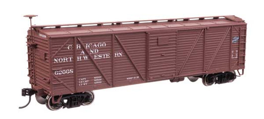 Walthers Mainline 910-40708 HO Scale 40' ARA Boxcar RTR CNW #62068