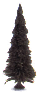 Busch 6475 A Scale Pine Trees w/Roots Set