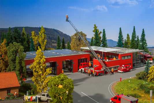 Faller 130160 HO Scale Modern Fire Station Model Kit