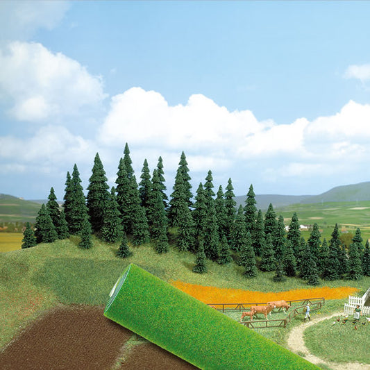 Busch 7270 A Scale Large Grass Mat - 60 x 40" 150 x 100cm -- Dark Green