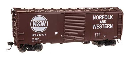 Walthers Mainline 910-45216 HO Scale 40' ACF Welded Boxcar RTR N&W #390004