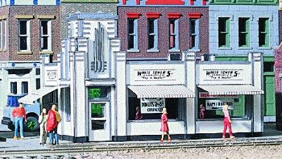 Walthers Cornerstone 933-3030 HO Scale White Tower Restaurant -- Kit