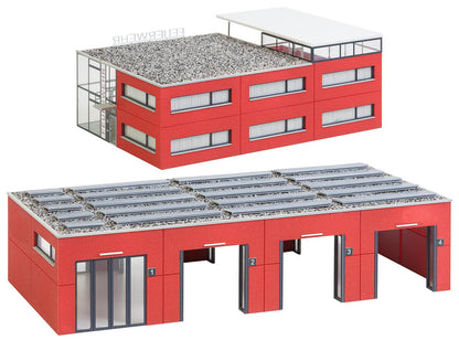 Faller 130160 HO Scale Modern Fire Station Model Kit