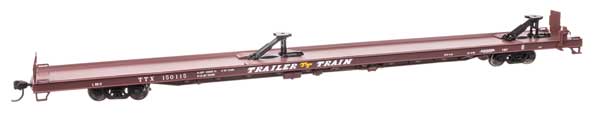 Walthers Mainline 910-5733 HO Scale 89' Channel Flatcar Trailer-Train #150115