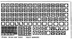 Blair Line 108 HO Scale Highway Signs US Highway Route Markers
