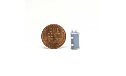 All Scale Miniatures 870926 HO Round Pole Top Transformer 5-Pack