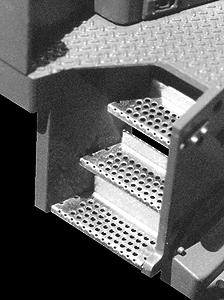 Cannon and Co 2004 HO Scale Engine Step Set (Photo-Etched Brass) -- Fo