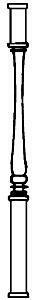 Alexander Scale 1501 HO Scale Porch support 6/