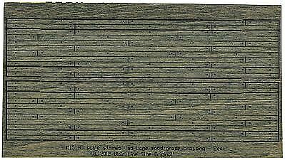 Blair Line 115 HO Scale 2-Lane Wood Grade Crossing Kit