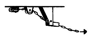 Custom Finishing 147 HO Scale Hand Brake Chain Guides pkg(6) -- For ALCO RS