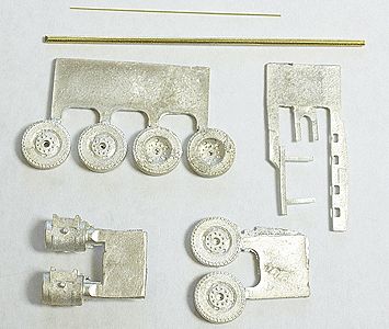 Custom Finishing 5003 HO Scale Truck w/Single Rear Axle Running Gear - Kit